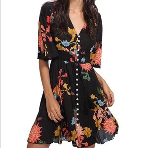 Milumia boho chic floral dress, medium